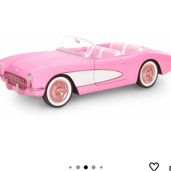 Barbie Pink Corvette Convertible. Barbie the movie collectible car - Picture 7 of 9